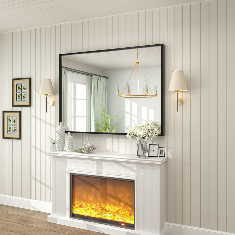 Miroir mural Amara, 48 po x 36 po, Brushed Gold