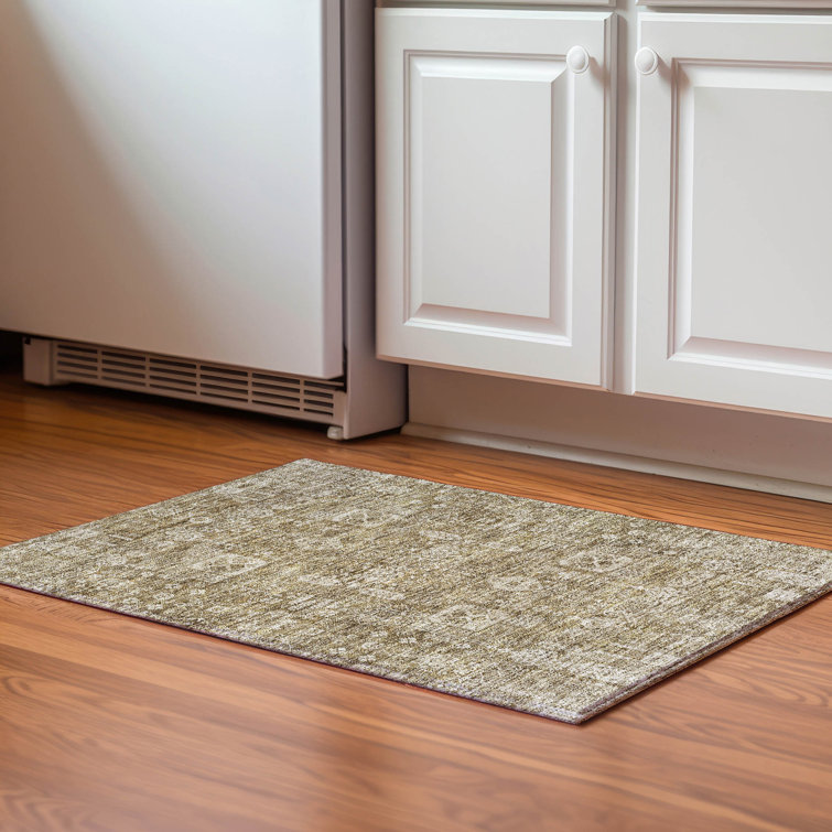 Premium Machine Washable Cerrito Brown Rug