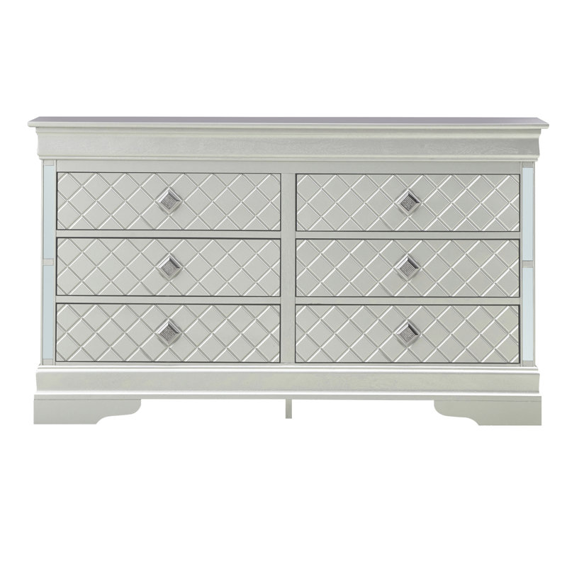 Commode avec 6 tiroirs pour la chambre à coucher
