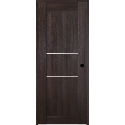 Porte pré-suspendue en bois manufacturé Avon 07 2H DIY-FRIENDLY