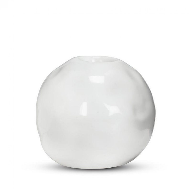 Snowball Taper Candle Holder