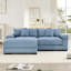 Canapé modulaire surdimensionné en L surdimensionné en tissu velours côtelé-398724717-369964132-369964137