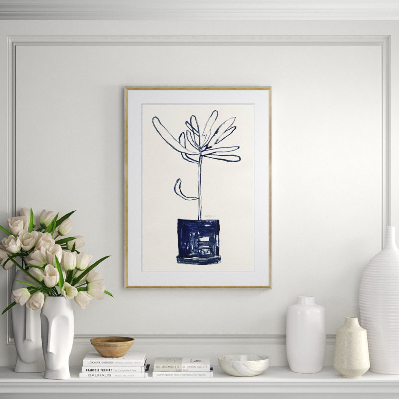 Palm 1 Framed by Susan Hable