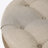 Round Tufted Upholstered Fabric Ottoman