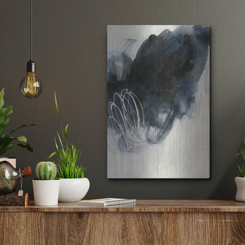  «Cloud Surge 2» par June Erica Vess, art mural en métal, 12 po x 16 po, H 16 po x l 12 po