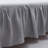100% Linen Ruffled Bed Skirt，16 Inches Drop, Washed French Linen Dust Ruffle, OEKO-TEX STANDARD 100 Certified-89439665-89439671