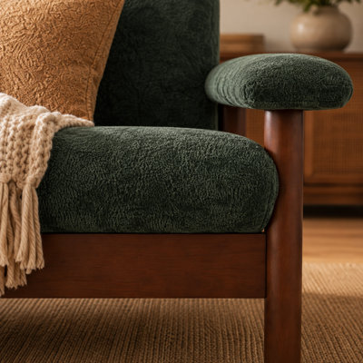 Gatton 69.9" Modern Chenille Loveseat 2-Seater Sofa Couch with Pillow Top Arms & Sewn Pillow Back, Detachable Single Seat Cushion, Rubberwood Legs, Foam + Pocket Springs