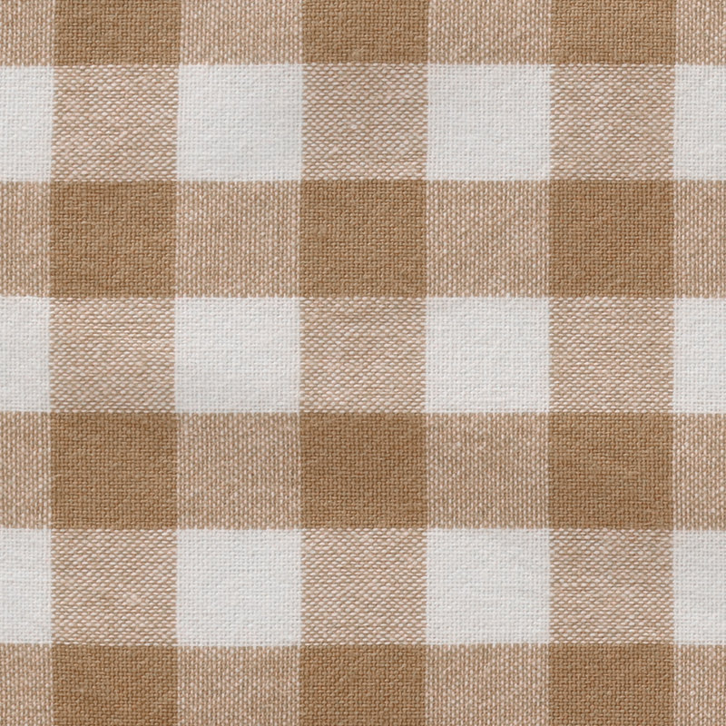 Nappe rectangulaire classique à carreaux vichy 100 % coton teint en fil, L 84 po, Bleu très foncé