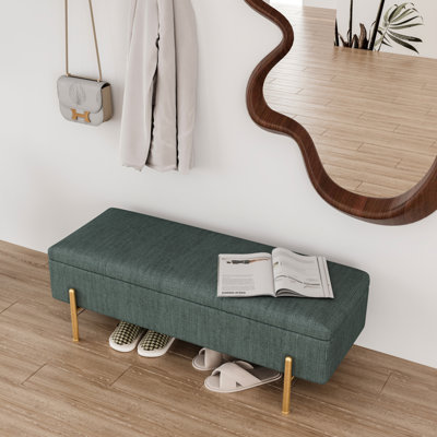 Banc de rangement tapissier