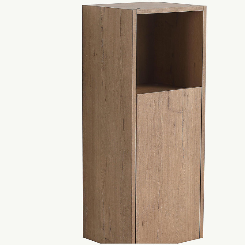 Armoire latérale de salle de bain 12 po, montage flottant