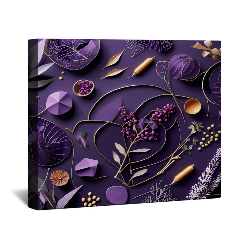 Toile de galerie botanique - décoration murale nature en plusieurs tailles, 32 x 32 pouces