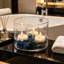 Bougie décorative faite à la main avec chandelier de table en verre fait à la main pour une fête de bureau à domicile qui ajoute de l'esthétique à tout espace-1263169265