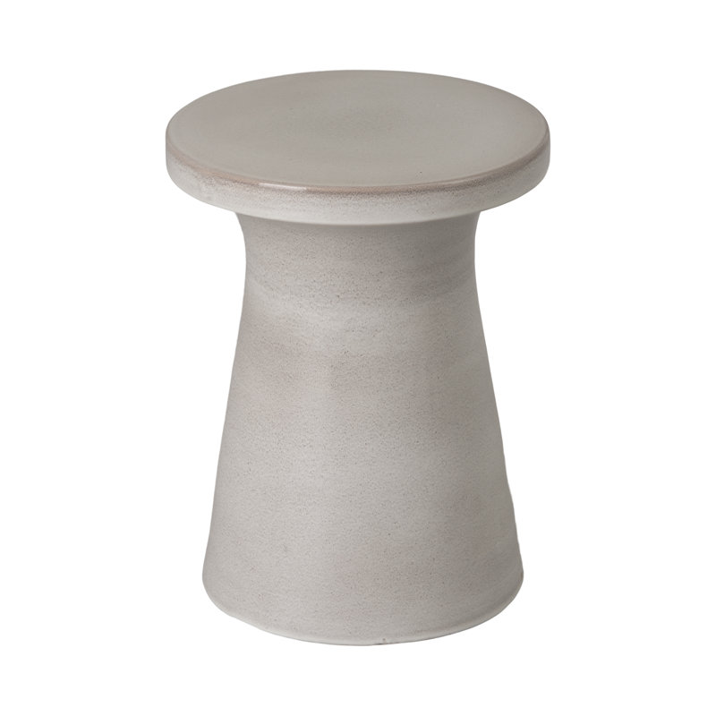 Ceramic Garden Stool, 18" H x 14" W x 14" D