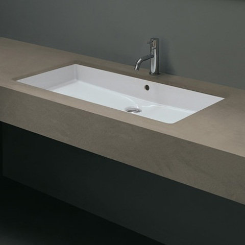 Ceramica 33.3'' L Bathroom Sink