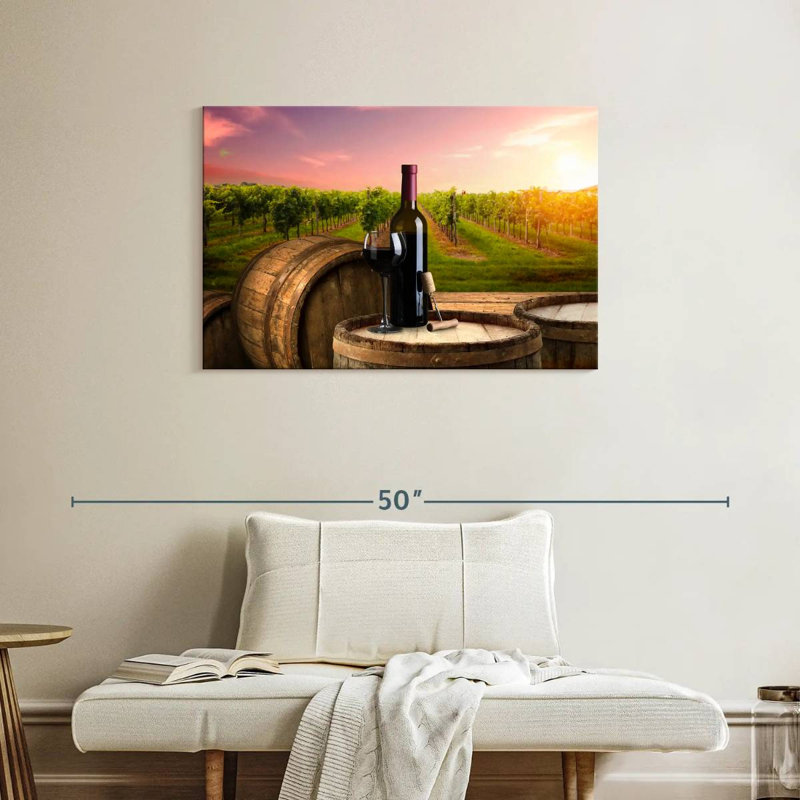 Yarlin Tuscan Wine Vineyard, H 24 po x l 36 po