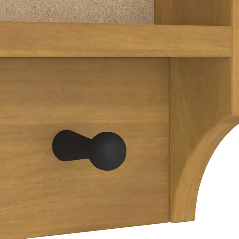 Solid Wood Coat Rack, Natural
