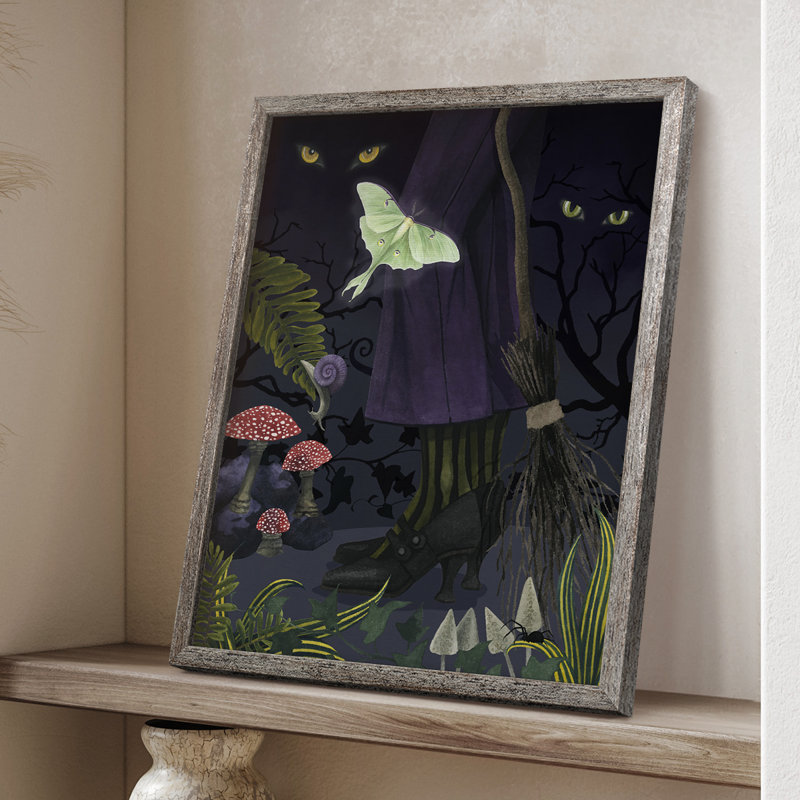 Hallowed Forest II Framed Print - Solid Wood, 11" H x 9" W