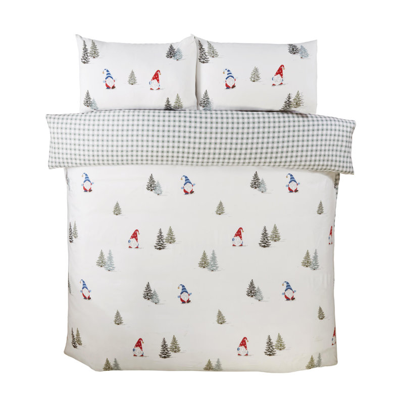 Anastatia Microfiber Abstract Duvet Cover with Pillowcases, Single Duvet Cover + 1 Standard Pillowcase