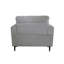 Chaise d'appoint avec pieds en métal
