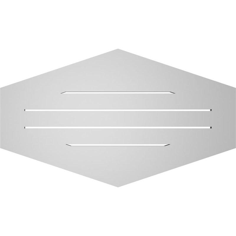Pente verticale verticale en uréthane 4 pi, H 20 po x l 34 po x P 1 po