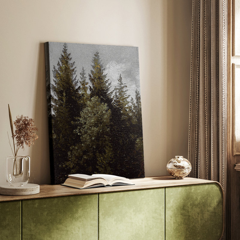 Paysage rétro CCXV - galerie Cavas, H 36 po x l 24 po