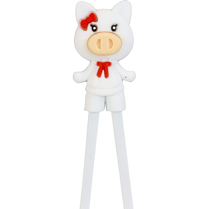 Baguettes Dubica Miss Piggy Pig, Blanc