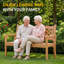 Banc de jardin Banc d'extérieur pour 3 personnes HiPS-707913110
