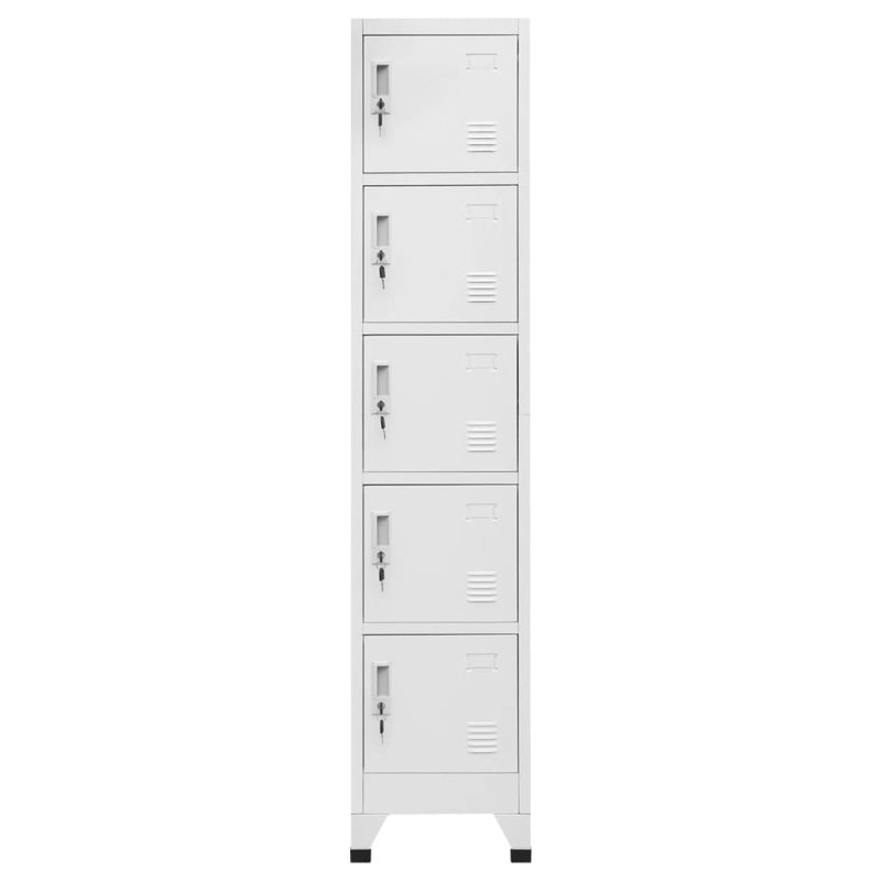 Rangement industriel durable en acier gris clair