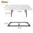 Furiphe Modern Sintered Stone Dining Table for 4 to 6, White Rectangular Kitchen Table-91727911