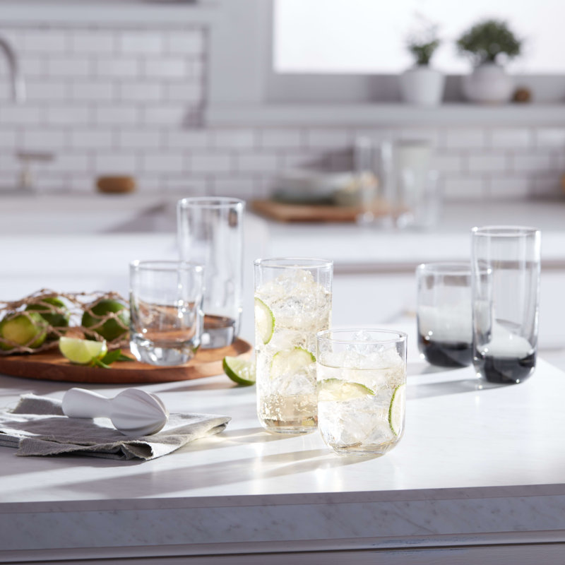 Polaris 16-Piece Tumbler and Rocks Glass Set, Axis