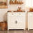 White & Wood Farmhouse Barn-Door Cabinet-326383881