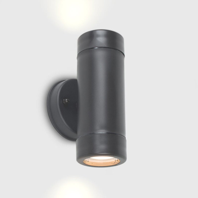 Boycey 17cm H Outdoor Wall Lantern, Dark Grey