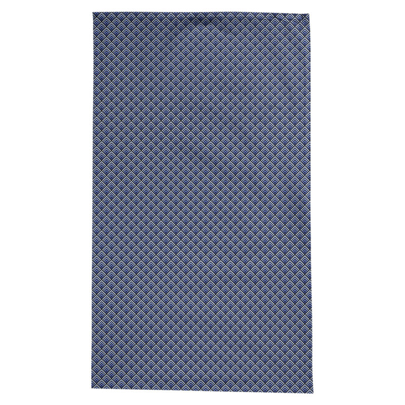 Nappe géométrique Avicia, Bleu foncé
