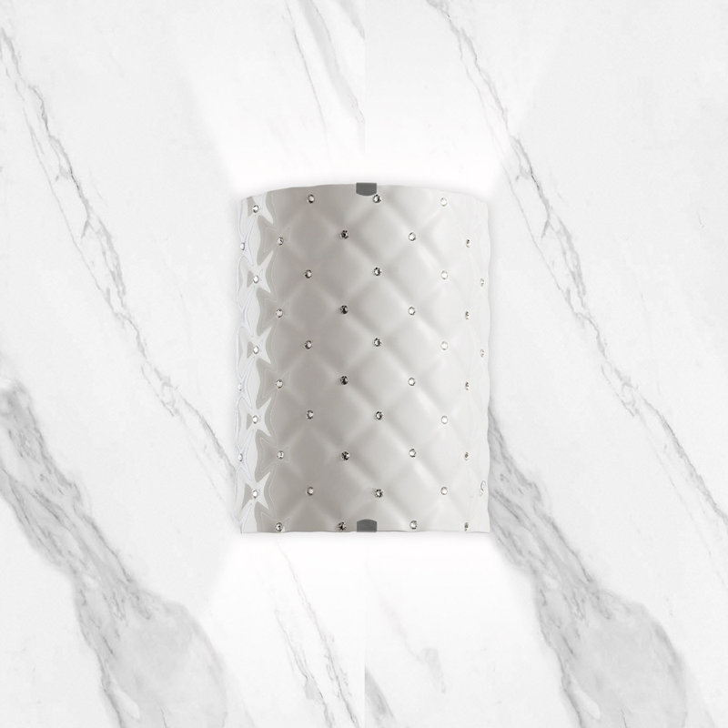 Éclairage pour meuble-lavabo à 1 lumière, Blanc