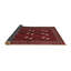 Tapis rouge/brun/beige traditionnel-2050151417