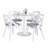 4 - Person Pedestal Dining Set-98546986-98546984-98546985