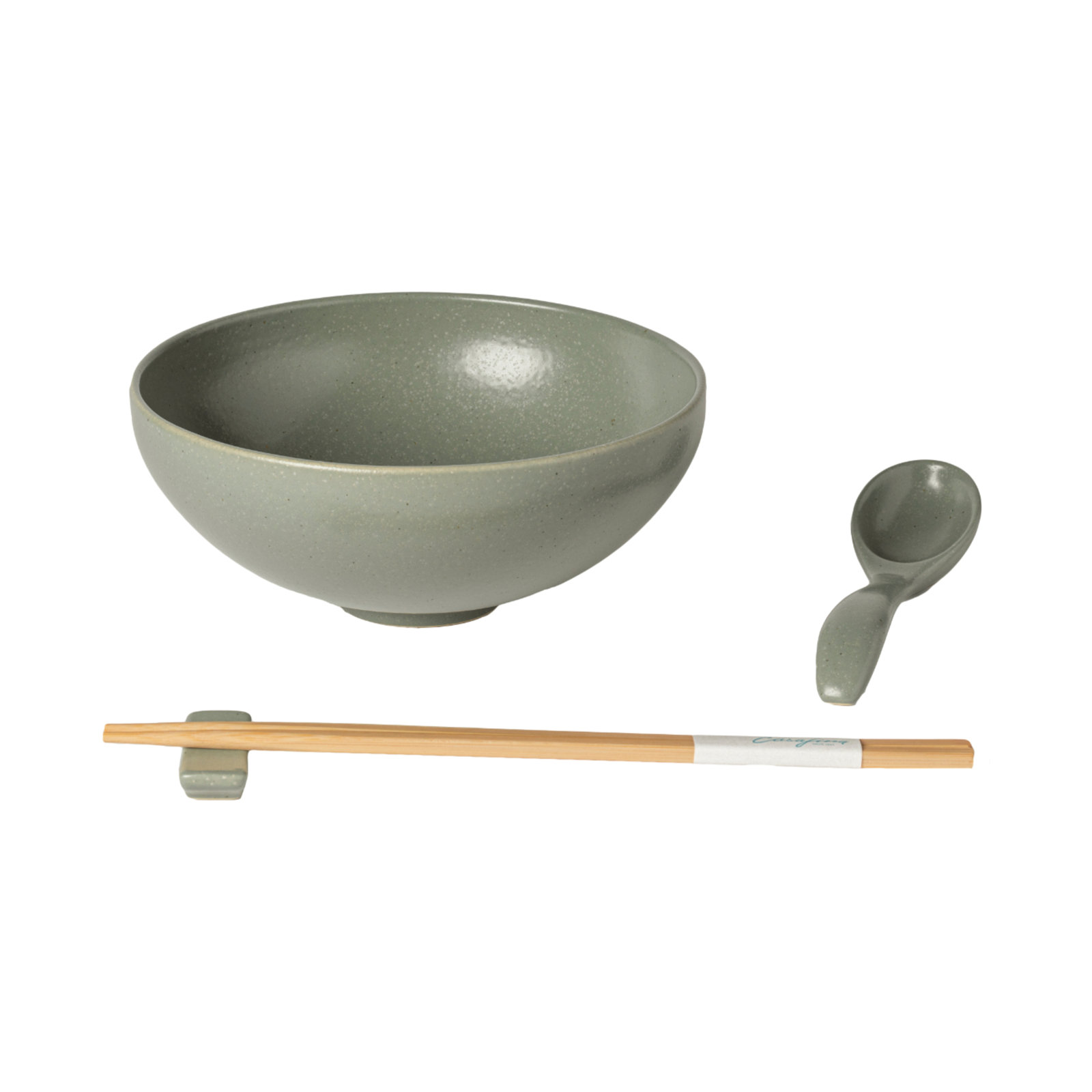 Casafina Pacifica Ramen Bowl Set, Artichoke