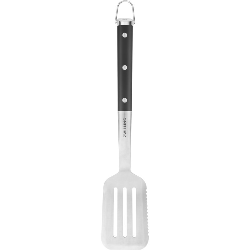 Zwilling BBQ+ 17-Inch Stainless Steel Grill Spatula with Serrated Edge