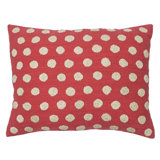 Embroidered Cotton Throw Pillow