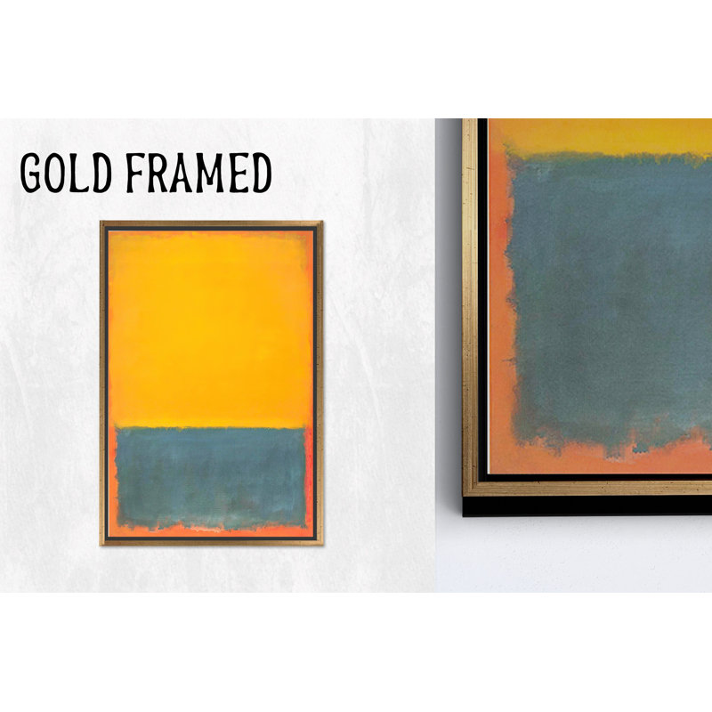 Superbe décoration murale en toile imprimée d'art abstrait jaune et gris, 1P, 82,7 pouces de hauteur x 59,1 pouces de largeur