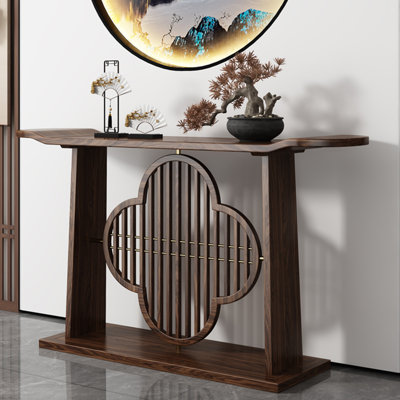 Console en bois massif de style chinois