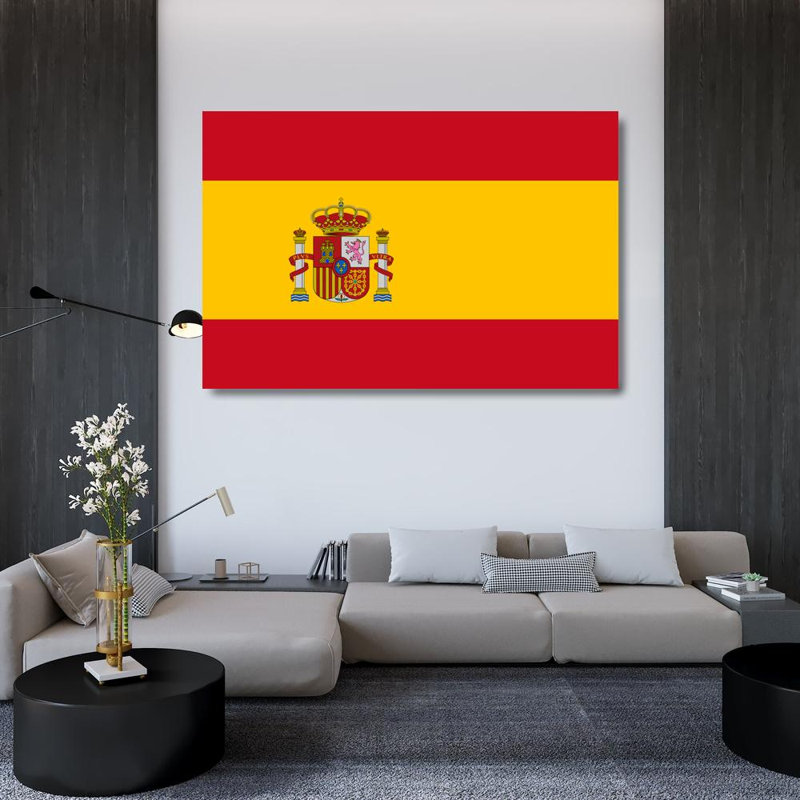 Spain, 32" H x 48" W