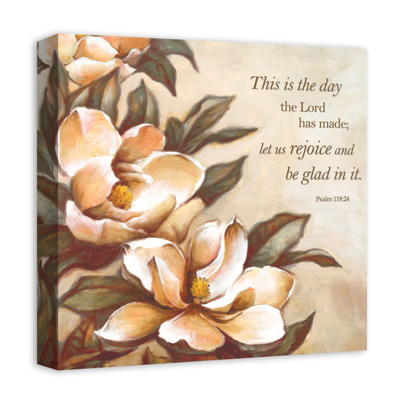 This Is The Day sur impression sur toile, H 12 po x l 12 po x P 1,25 po