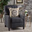 Fauteuil en tissu gris foncé Classic-125915705