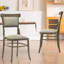 Chaise d'appoint rembourrée en polyester Barsha
