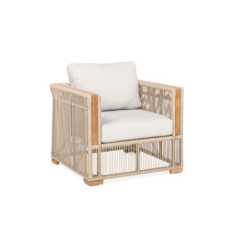 Fauteuil club Campo - Argent, Gris, Beige