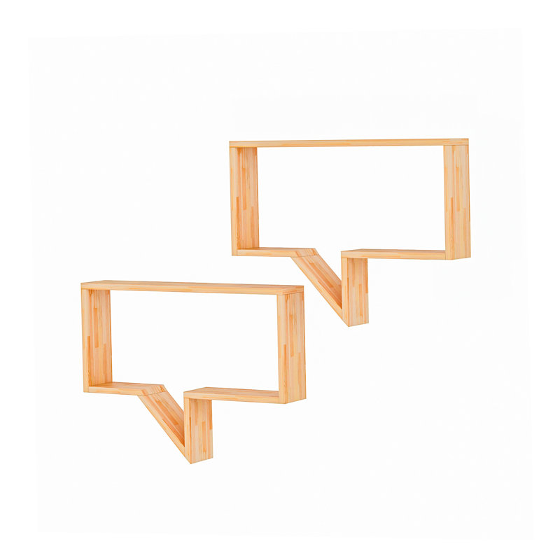 Pine Wood Floating Shelf