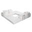 Canapé modulaire en L, velours côtelé beige, comprimé-1541753865
