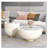 Cup Shape Leather Coffee Table-2019634721