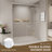 56-60 In. W X 72 In. H Double Sliding Shower Door, Semi-Frameless Bypass Bathroom Sliding Door With 1/4" (6Mm) Tempered Glass For Walk-In Shower, Chrome-123210152
